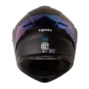 Casco Hro 3480dv Evo Solid Negro Azul Visor Iridium Azul