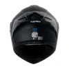 Casco Hro 3480dv Evo Solid Negro Azul Visor Iridium Azul