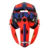 Casco Hro Mx-330Dv Bye Bye Azul Rojo Visor Iridium Rojo