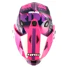 Casco Hro Mx-330Dv Bye Bye Morado Fucsia Visor Iridium Morado