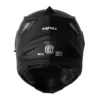 Casco Hro Mx-330Dv Solid Negro Gris Visor Iridium Silver