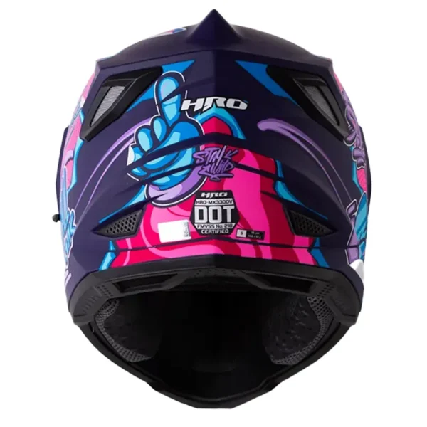 Casco-Hro-Mx-330Dv-Stay-Wild-Fucsia-Morado-Visor-Iridium-Morado-3.webp Casco Hro Mx-330Dv Stay Wild Fucsia Morado Visor Iridium Morado