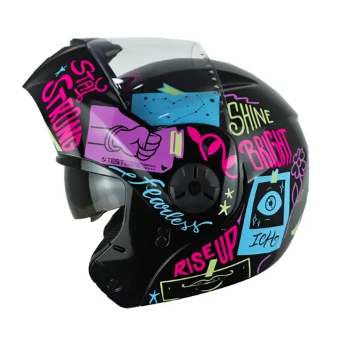 Casco Ich 3110 Kids Feel Negro Azul