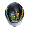Casco Ich 3110 Kids Renfex Negro Naranja Neon