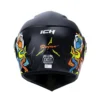 Casco Ich 3110 Kids Renfex Negro Naranja Neon
