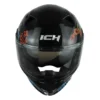Casco Ich 3120 Tradiciona Negro Naranja Neón