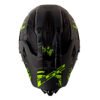 Casco Ls2 Mx-702 Crazy Negro Amarillo Visor Iridium Silver