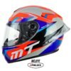 Casco Mt Rapide Pro Fugaz A5 Rojo Perla