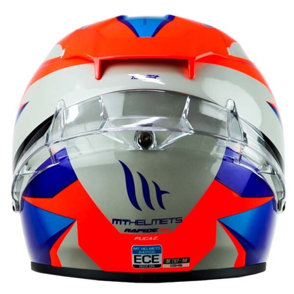 Casco Mt Rapide Pro Fugaz A5 Rojo Perla