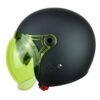 Casco Shaft 121 Scramb Solid Gris Visor Amarillo