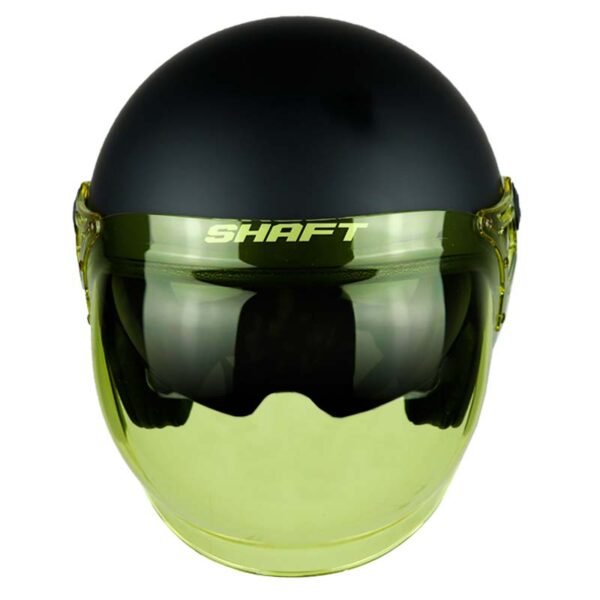 Casco Shaft 121 Scramb Solid Gris Visor Amarillo