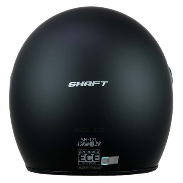 Casco Shaft 121 Scramb Solid Gris Visor Amarillo