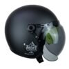 Casco Shaft 121 Scramb Solid Silver Visor Smoke