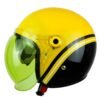 Casco Shaft 121 Scramb Stripe Amarillo Visor Amarillo
