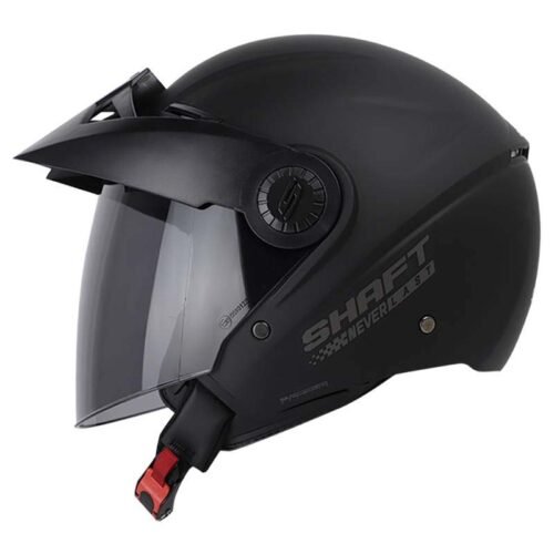 Casco Shaft 211 Solid Negro Visor Smoke