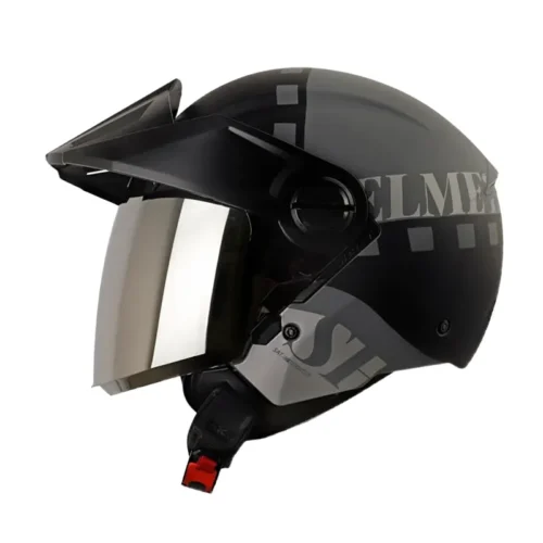 Casco Shaft 212 Ditto Gris Oscuro Visor Iridium Silver