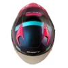 Casco Shaft 226 Gt Balam Camaleon Fucsia Visor Iridium Morado