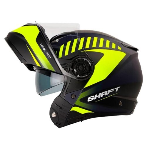 Casco Shaft 3690Dv Righten Azul Navy Amarillo Neón