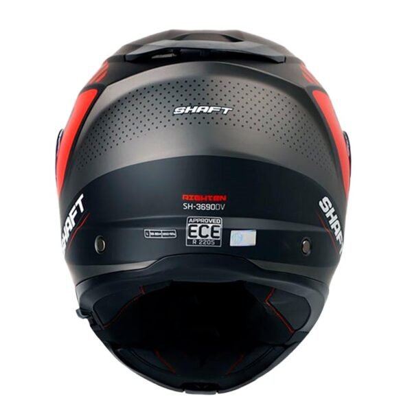 Casco Shaft 3690Dv Righten Gris Rojo