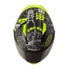 Casco Shaft 582Sp Evo Randamu Gris Amarillo Visor Iridium Silver