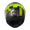 Casco Shaft 582Sp Evo Randamu Gris Amarillo Visor Iridium Silver