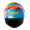 Casco Shaft 582Sp_Evo Adventure Azul Amarillo Visor Iridium Dorado