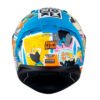 Casco Shaft 582Sp_Evo Johny Bravo Azul Full Color Visor Iridium Dorado
