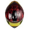 Casco Shaft Pro 620evo Lizzard Rojo Visor Iridium Rojo