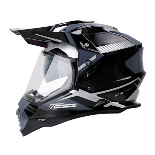 Casco Shaft Pro Mx370 Nobuck Gris