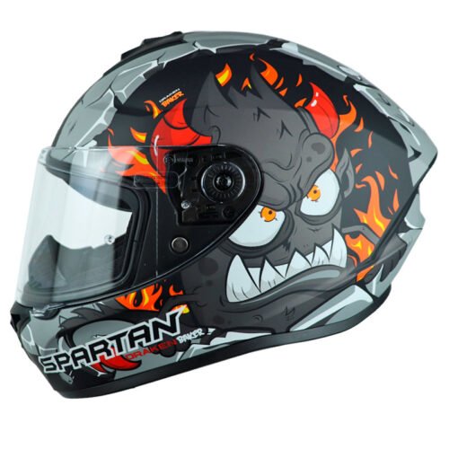 Casco Spartan Draken Baker Negro