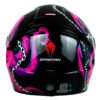 Casco Spartan Stinger Kraken Negro Fucsia