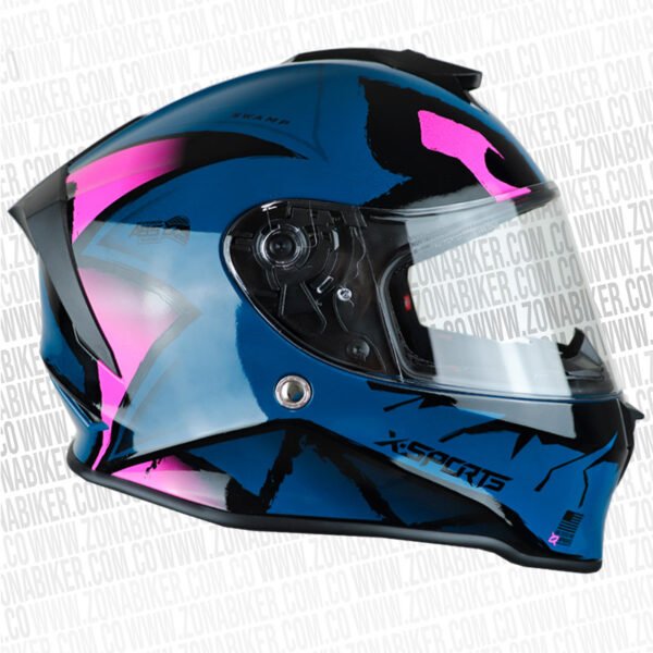 Casco-X-Sports-V151-Swamp-Azul-Rosado-2.jpg Casco X-Sports V151 Swamp Azul Rosado