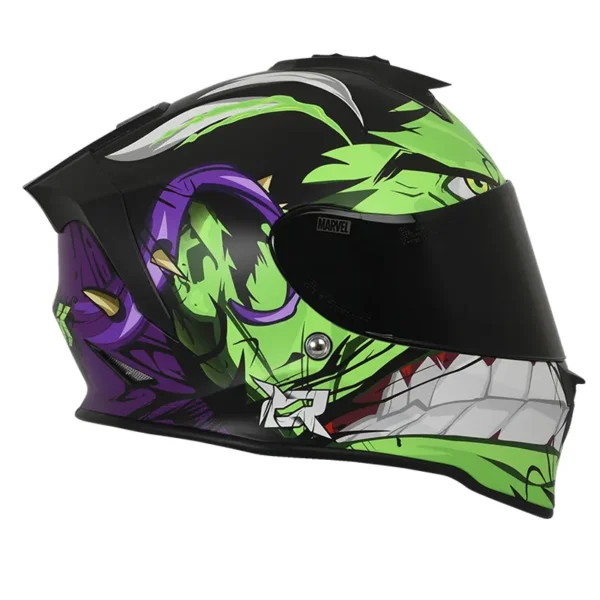 Casco-XSports-V151-Hulk-Morado-Verde-2.webp Casco XSports V151 Hulk Morado Verde