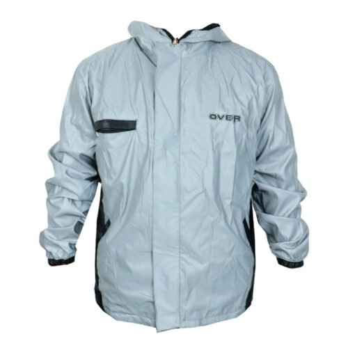 Chaqueta Over Doble Faz Impermeable Negra
