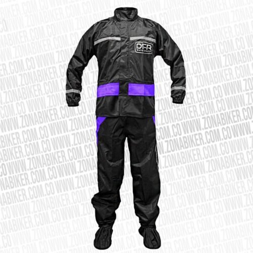 Impermeable Dfr 602 Evo Negro Morado