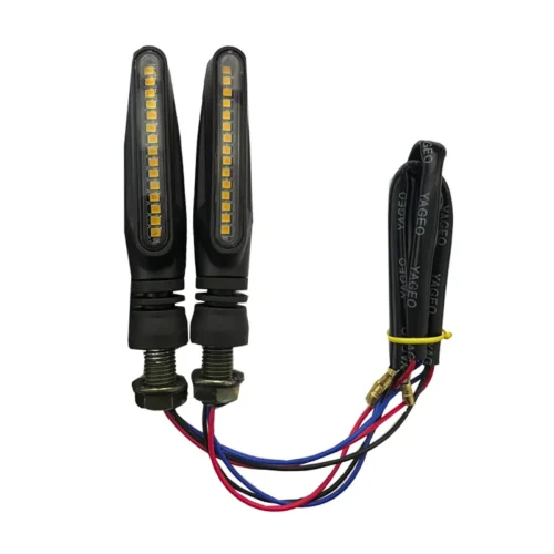 Direccional Zxd-41 Lineal Secuencial Con Stop Amarillo