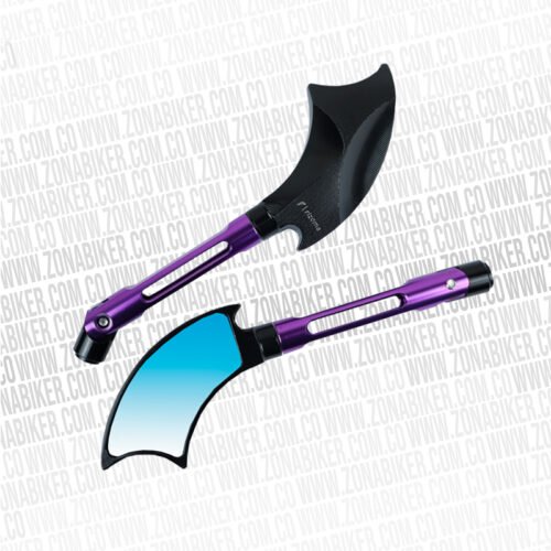 Espejo Tipo Murcielago Morado