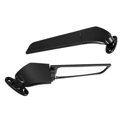 Espejo Rizoma Alerón Pequeño Negro (Motos Deportivas)