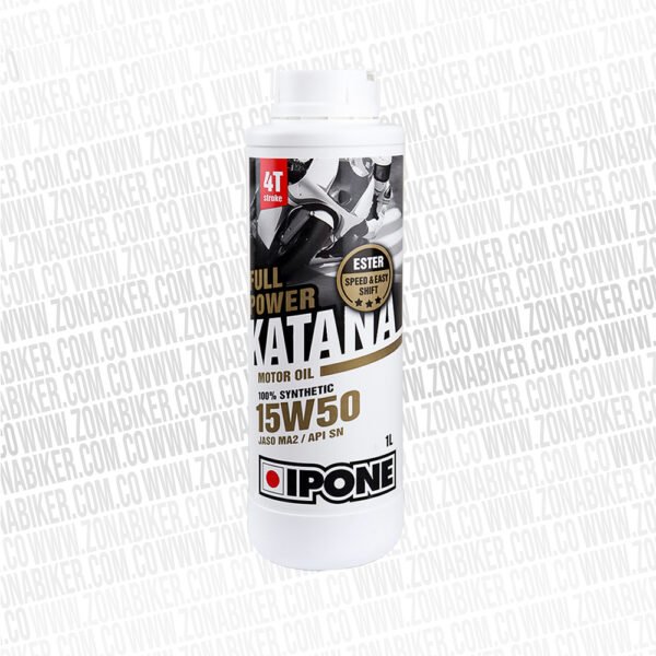 FULL-POWER-KATANA-15W50.jpg Aceite Ipone Katana Sintético 4T 15W-50 1Lt