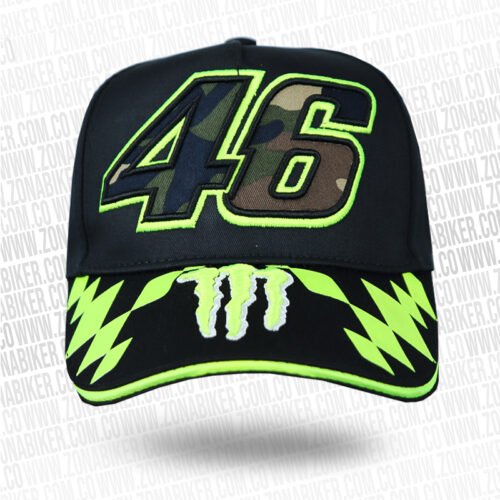 Gorra Vr46 Monster Verde Militar