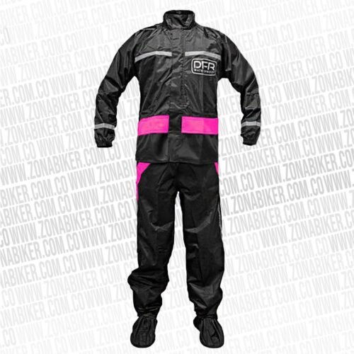 Impermeable Dfr 602 Evo Negro Fucsia