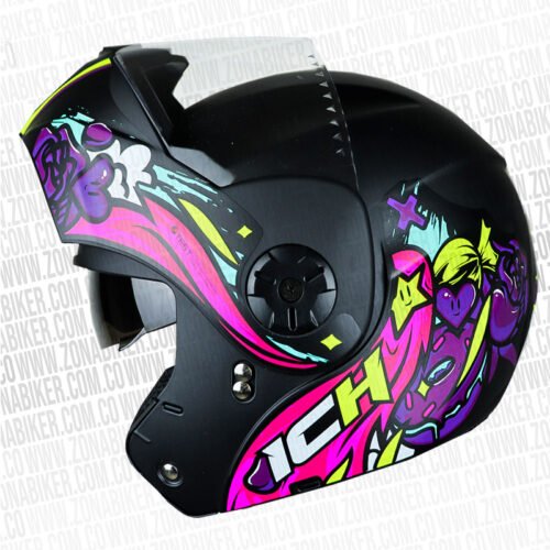 Casco Ich 3110 Kids Cute Morado Neón