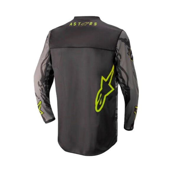 Jersey Alpinestars Racer Tactical Negro Gris Amarillo