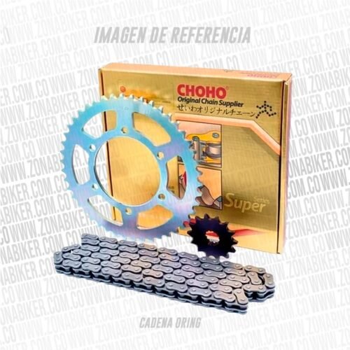 Kit De Arrastre Choho Honda Xre 300 6h 520h-104 Oring Pt39 Pd13 Cadena Niquelada