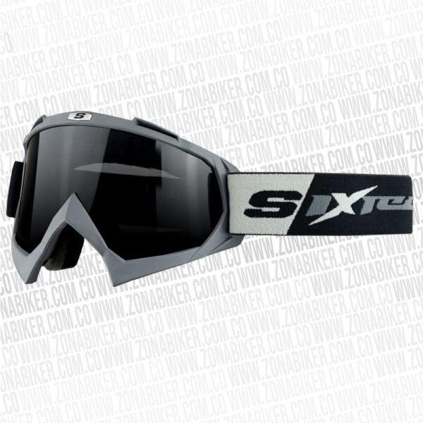 Lentes Cross Shaft 16 Gris Visor Smoke
