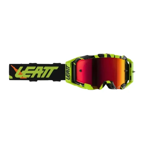 Lentes Cross Leatt Goggle Velocity 5.5 Iriz Tiger Rojo Verde