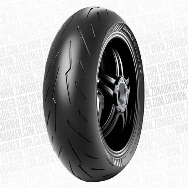 Llanta Pirelli Diablo Rosso 4 190/55-17 Sellomatic