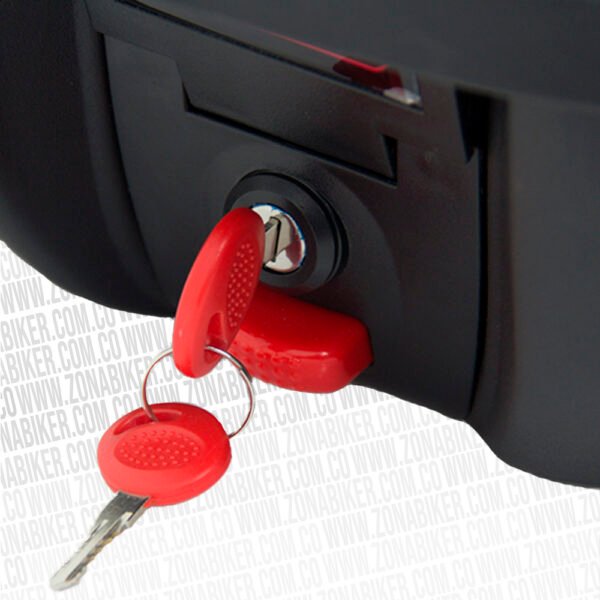 Maletero Fireparts Rojo Rocket Case 33Lt