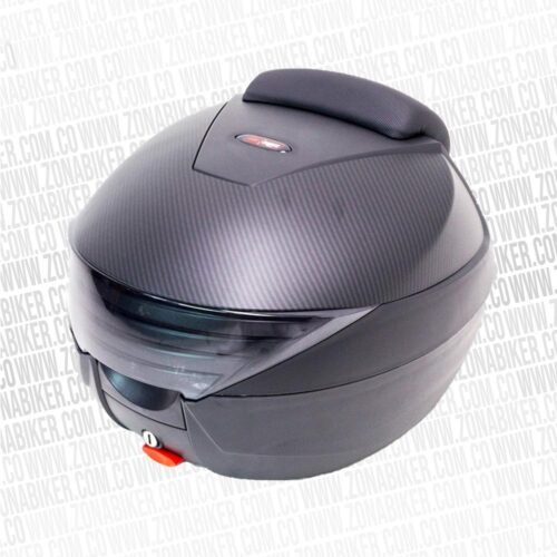 Maletero Fireparts Atom Case 30lts Carbono Negro