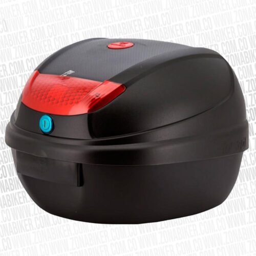 Maletero Tomcat 30 Lts Negro Mate Rojo